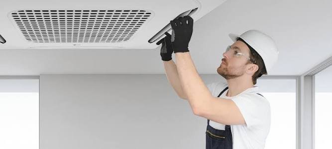 Compact 4-Way Cassette HVAC Unit