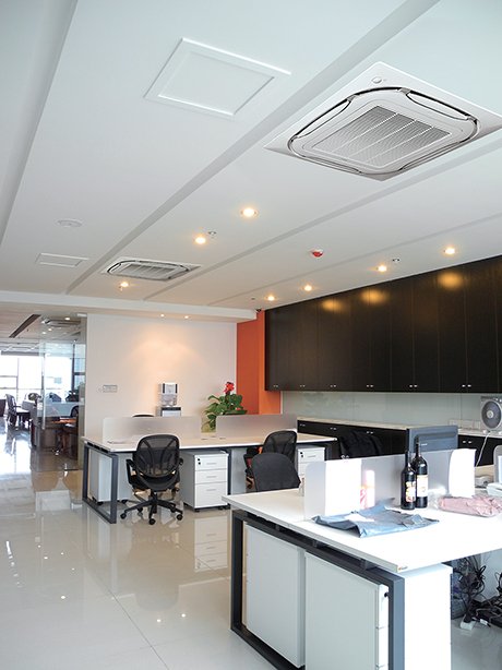 Round Flow Cassette HVAC Unit